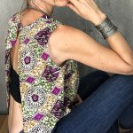 Top en tissu africain 