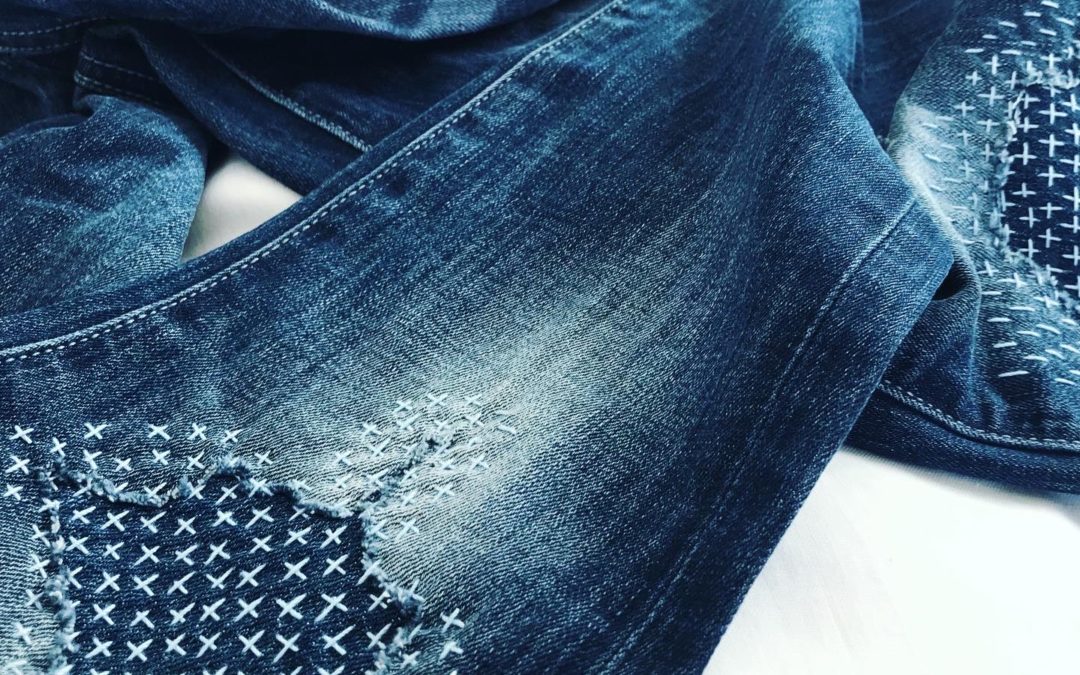 Sashiko jeans